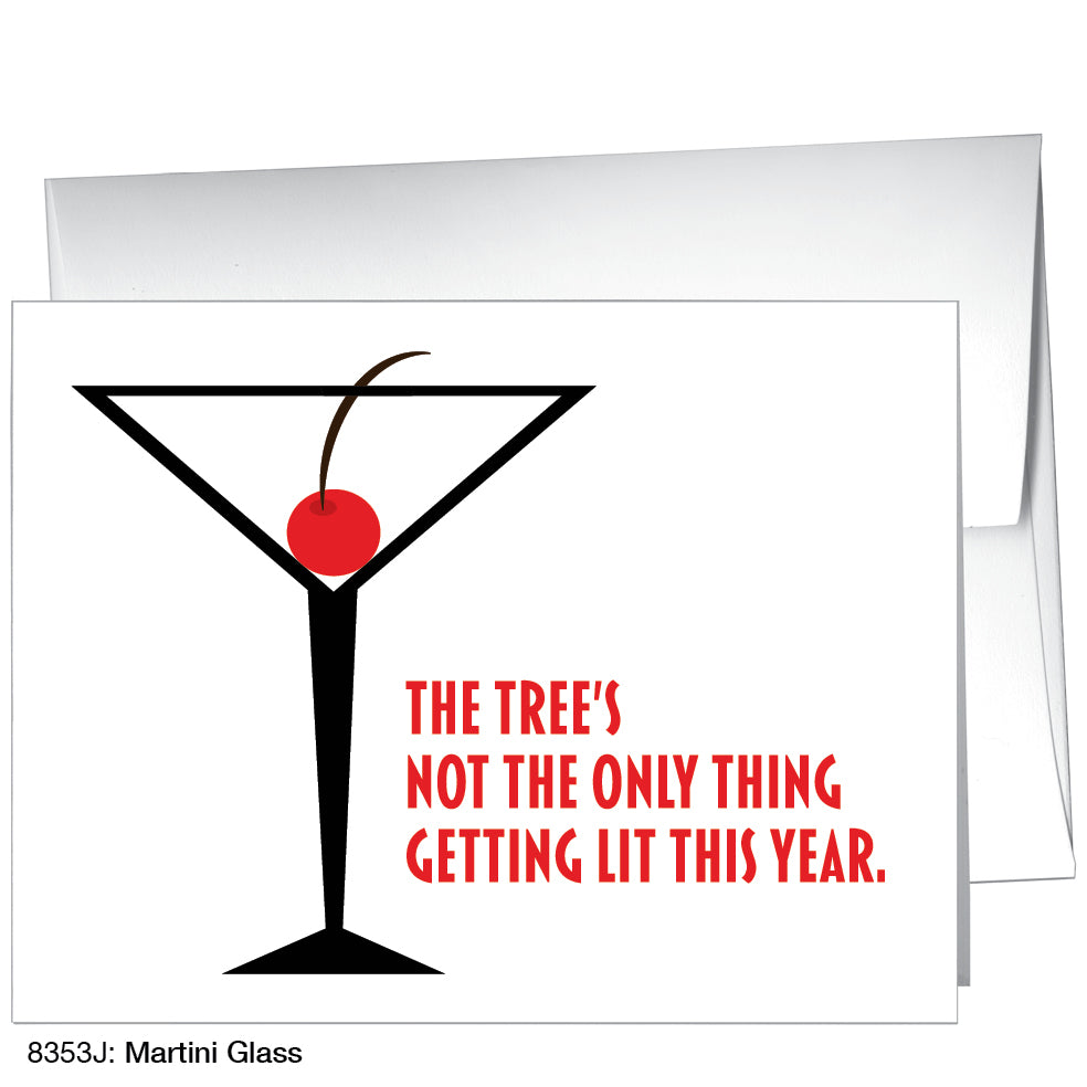 Martini Glass, Greeting Card (8353J), A2 Card, printedcanvas.com