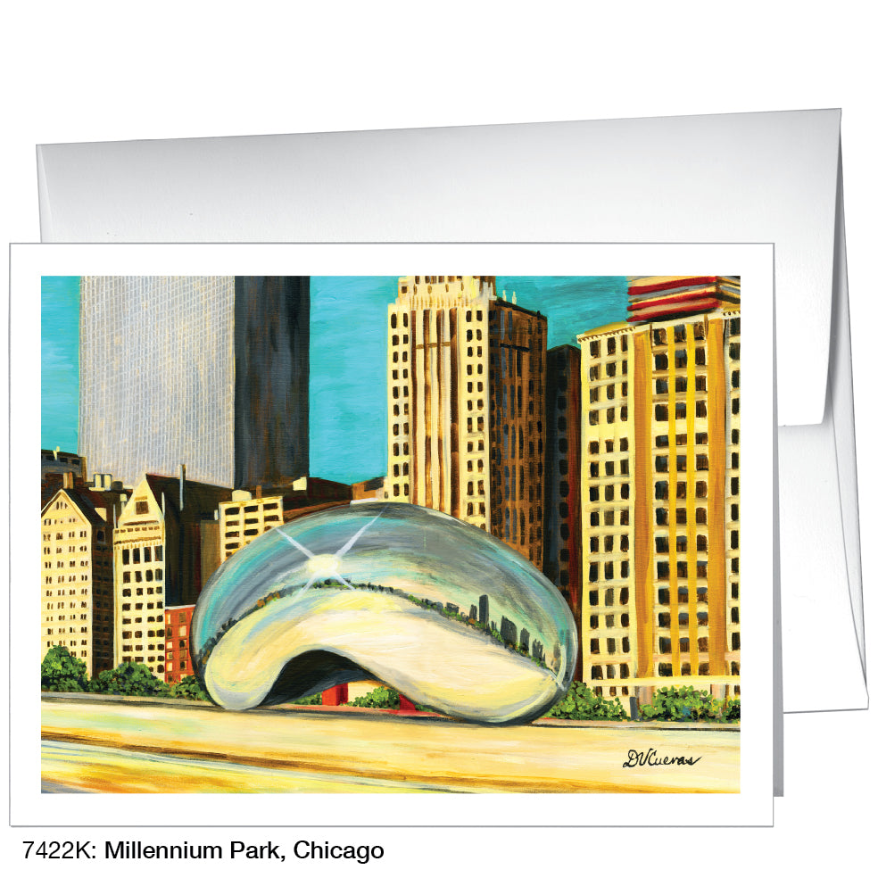 Millennium Park, Chicago, Greeting Card (7422K), A2 Card, printedcanvas.com