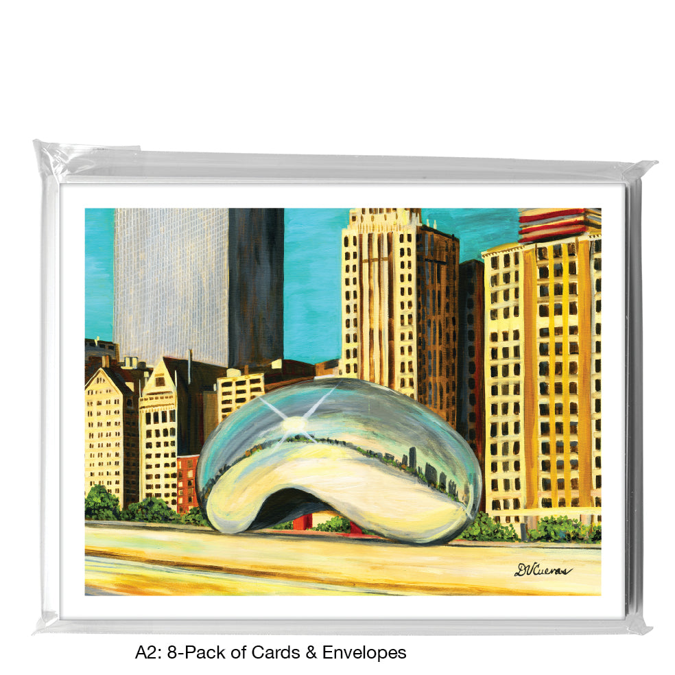 Millennium Park, Chicago, Greeting Card (7422K), A2 8-Pack, printedcanvas.com