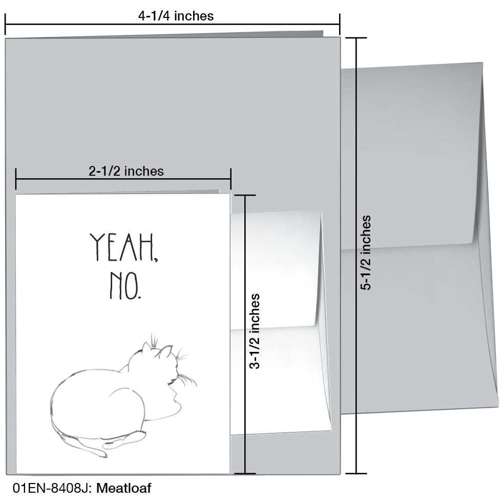 Meatloaf, Greeting Card (8408J), Enclosure, www.printedcanvas.com