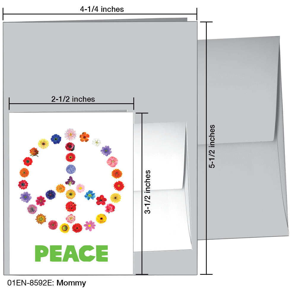 Mommy, Greeting Card (8592E), Enclosure, www.printedcanvas.com