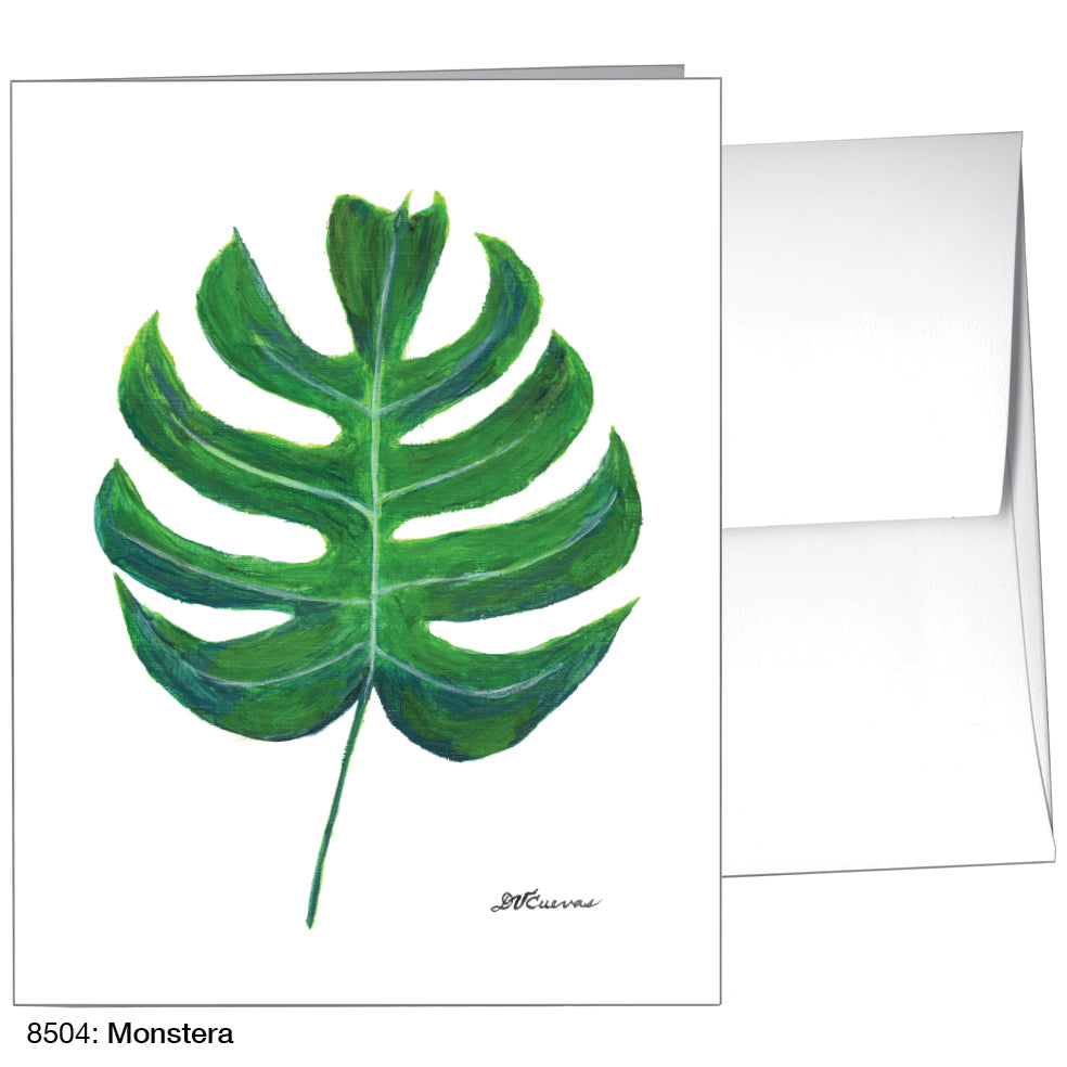 Monstera, Greeting Card (8504), A2, printedcanvas.com