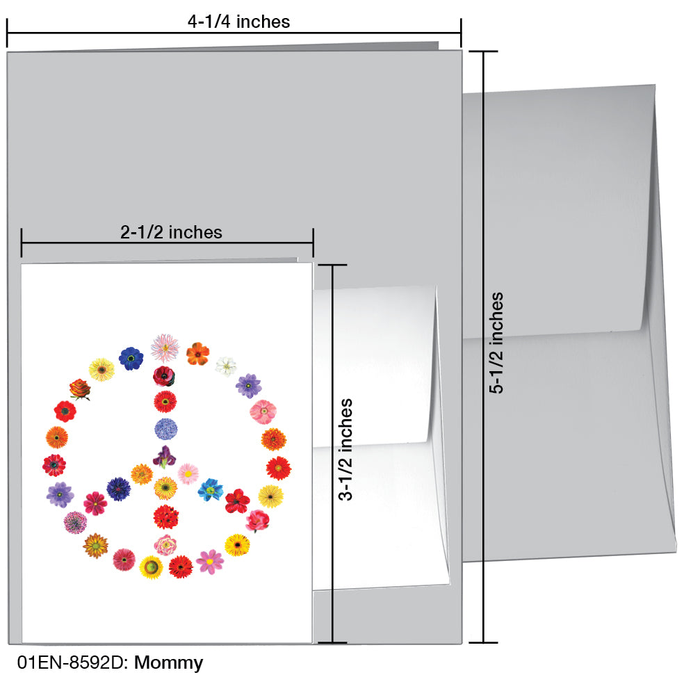 Mommy, Greeting Card (8592D), Enclosure, www.printedcanvas.com