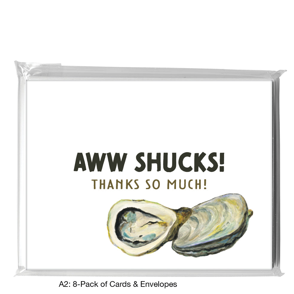 Oysters, Greeting Card (8448A), A2 Card 8-Pack, www.printedcanvas.com
