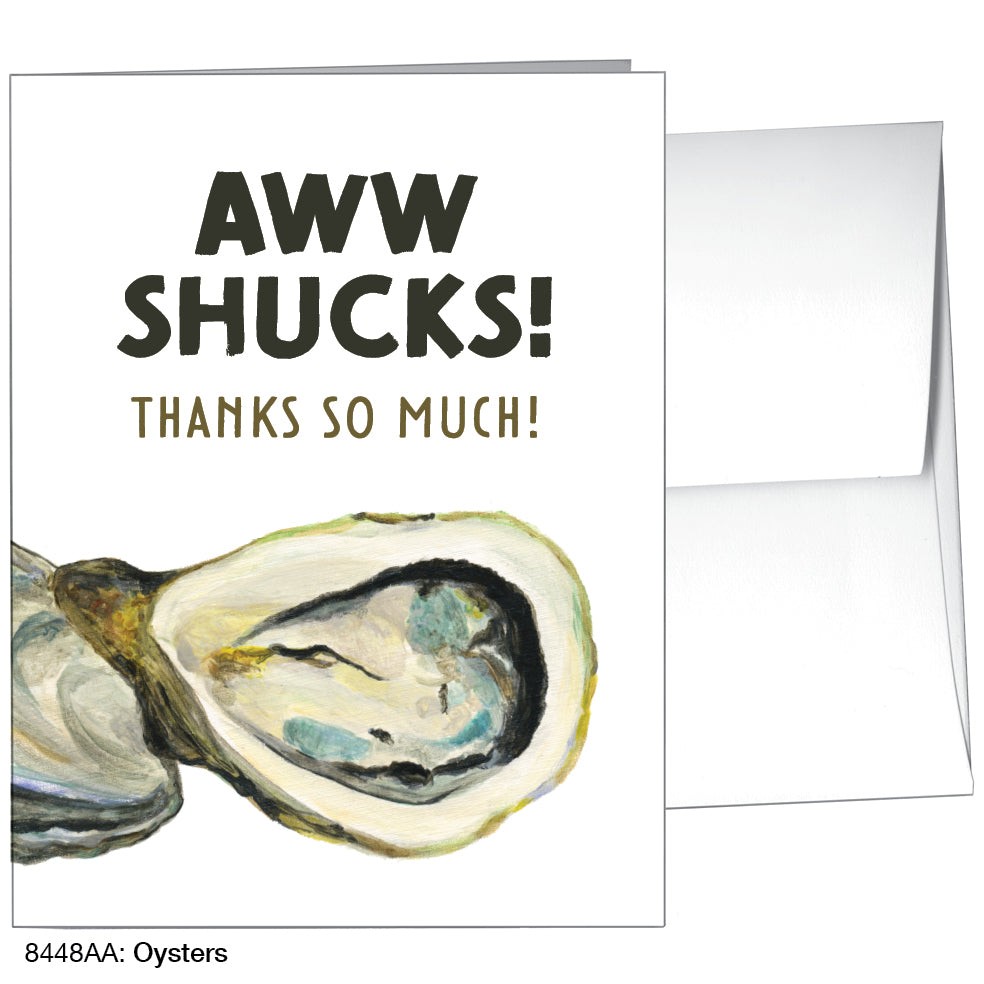 Oysters, Greeting Card (8448AA), A2, printedcanvas.com