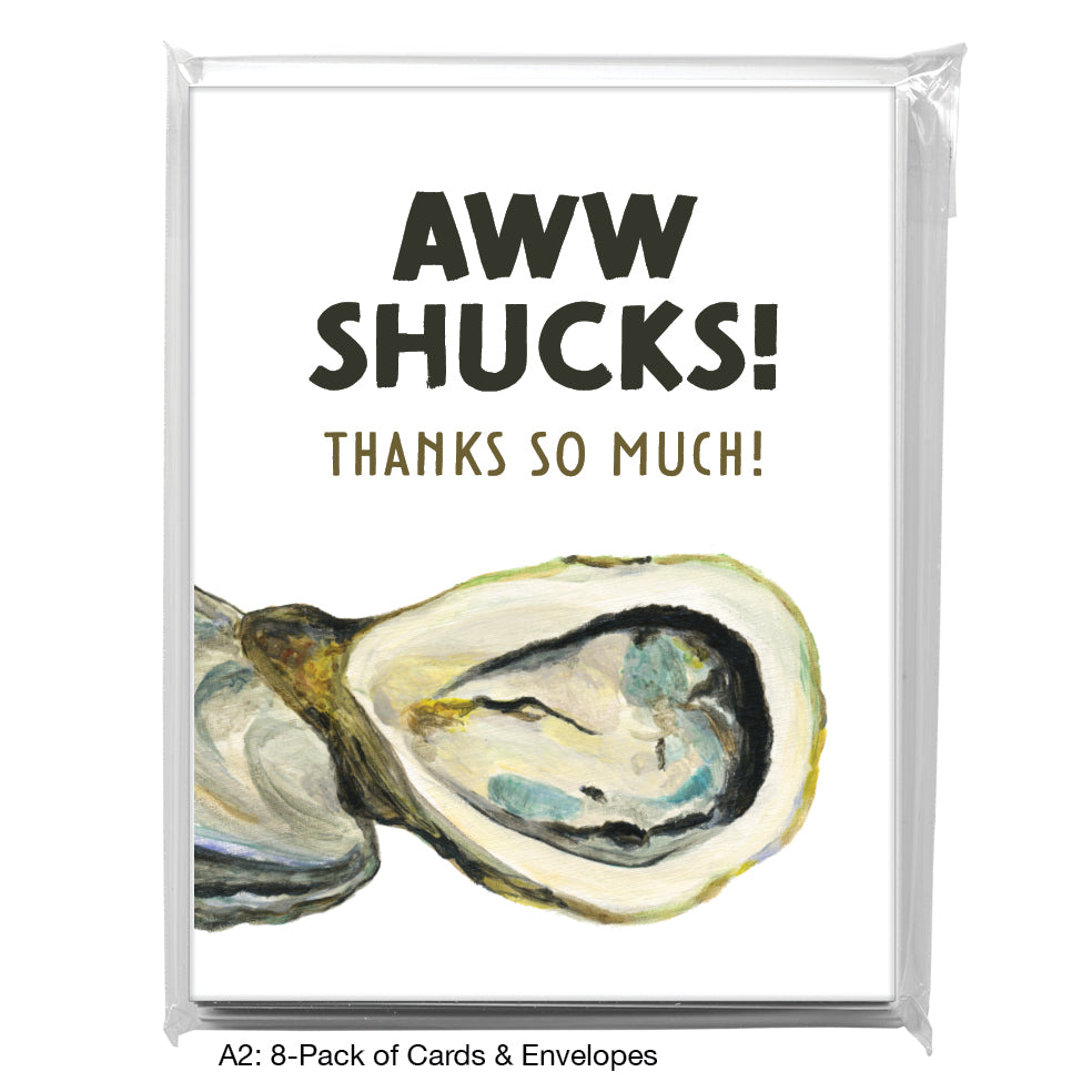 Oysters, Greeting Card (8448AA), A2 8-Pack, printedcanvas.com