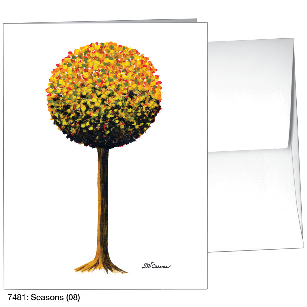 Seasons (08), Greeting Card (7481A), Front, www.printedcanvas.com