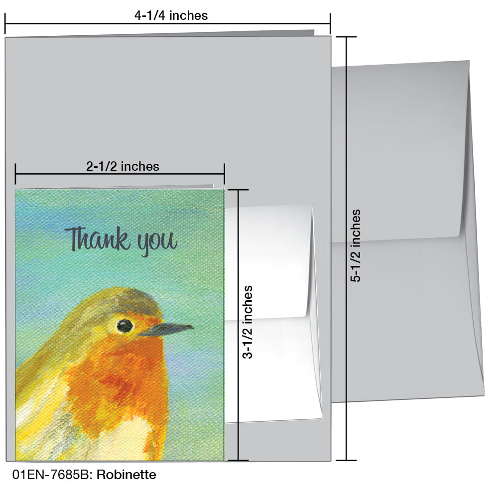 Robinette, Greeting Card (7685B), Enclosure, printedcanvas.com