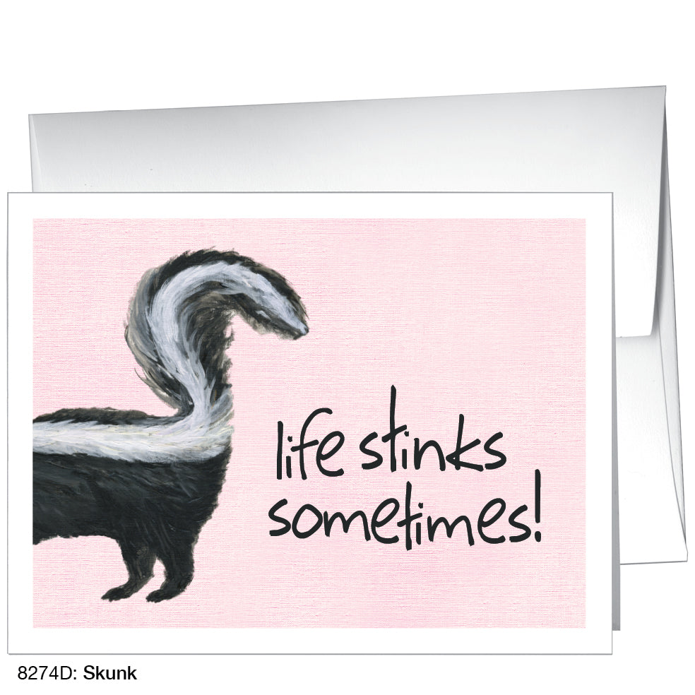 Skunk, Greeting Card (8274D), A2, printedcanvas.com