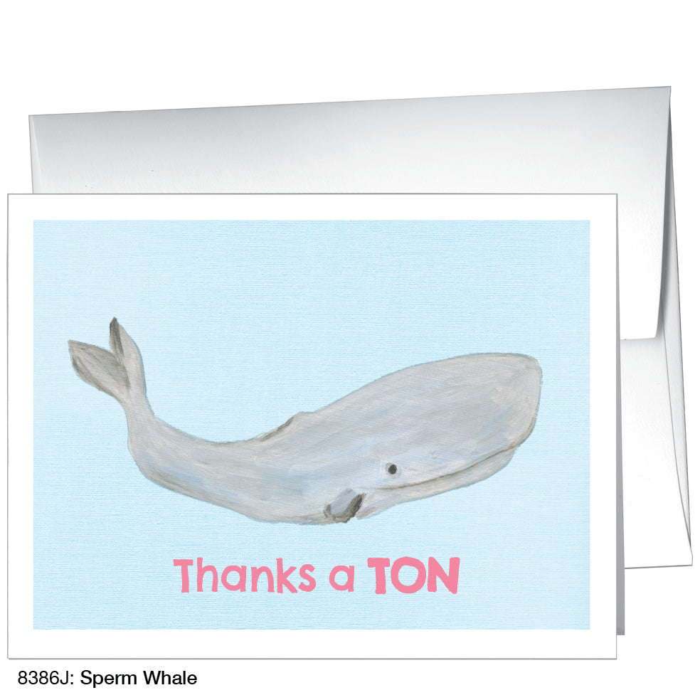 Sperm Whale, Greeting Card (8386J), A2, printedcanvas.com