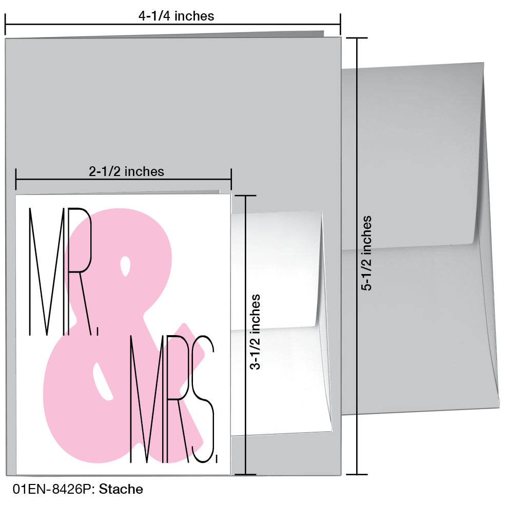 Stache, Greeting Card (8426P), Enclosure, printedcanvas.com
