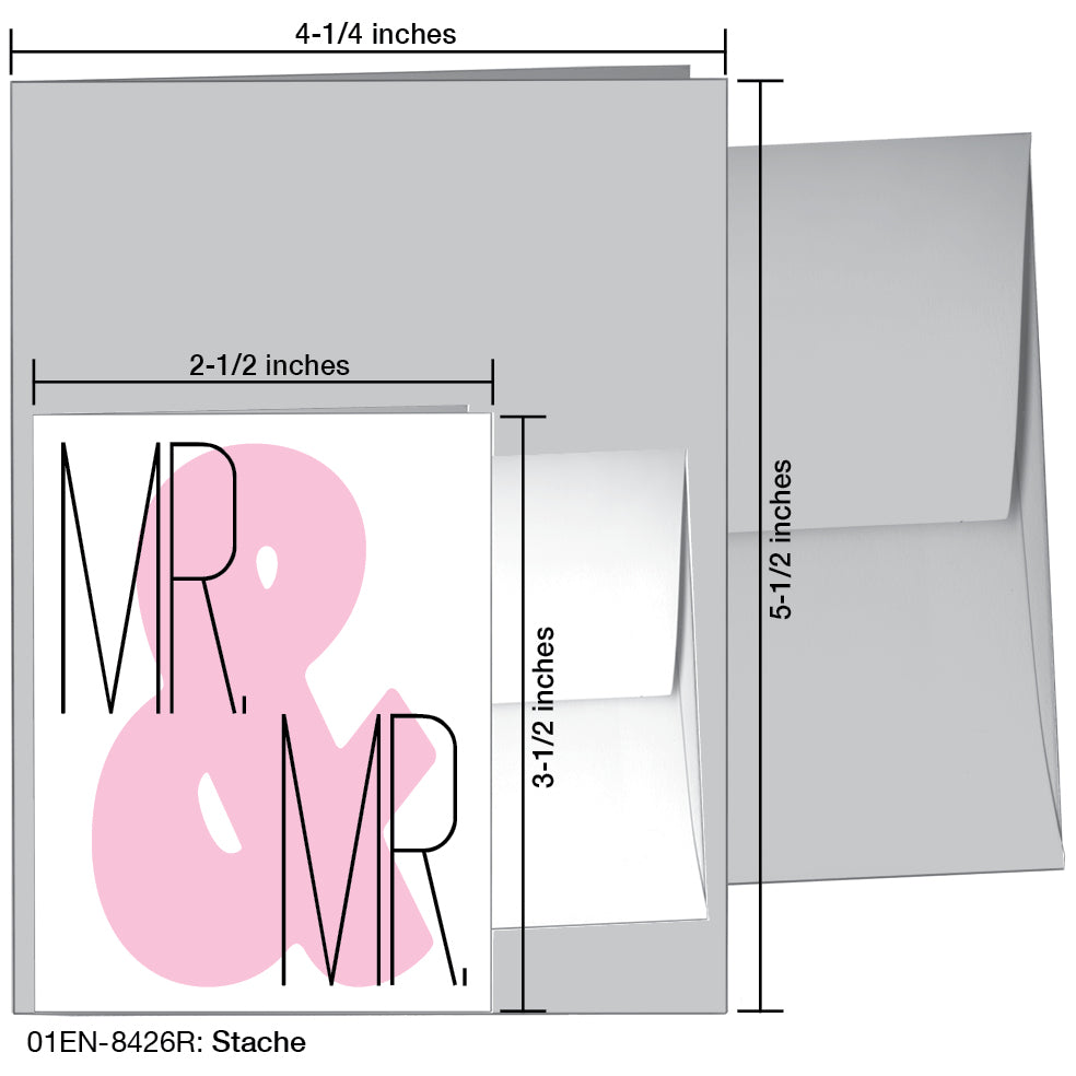 Stache, Greeting Card (8426R), Enclosure, printedcanvas.com