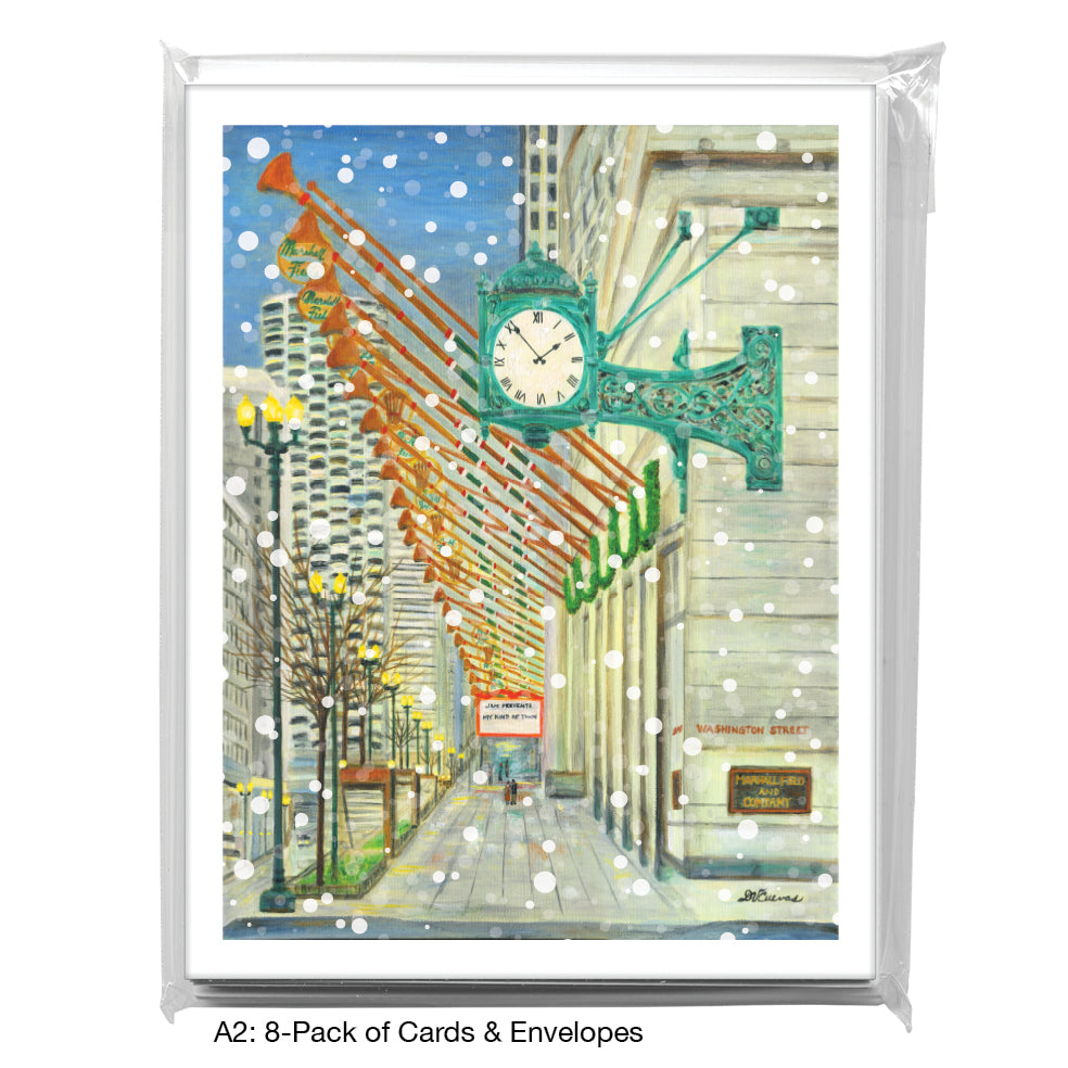 State Street, Chicago, Greeting Card (8503A), A2 8-Pack, printedcanvas.com