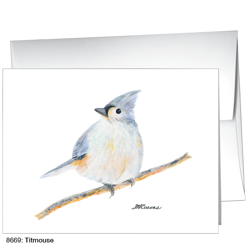 Titmouse, Greeting Card (8669A), A2 Card Front, www.printedcanvas.com