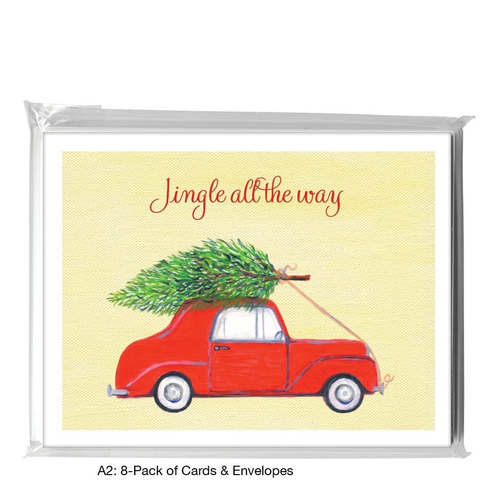 T'was the night before, Greeting Card (8722E), A2 8-Pack, printedcanvas.com
