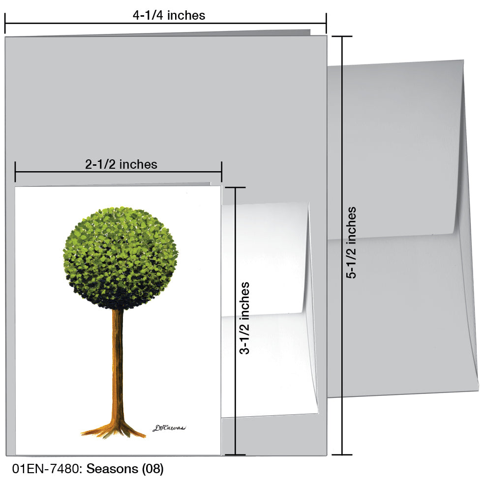 Seasons (08), Greeting Card (7480), Enclosure, printedcanvas.com