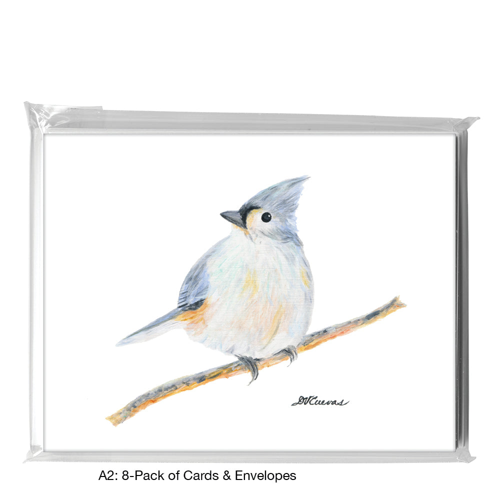 Titmouse, Greeting Card (8669A), A2 Card 8-Pack, www.printedcanvas.com