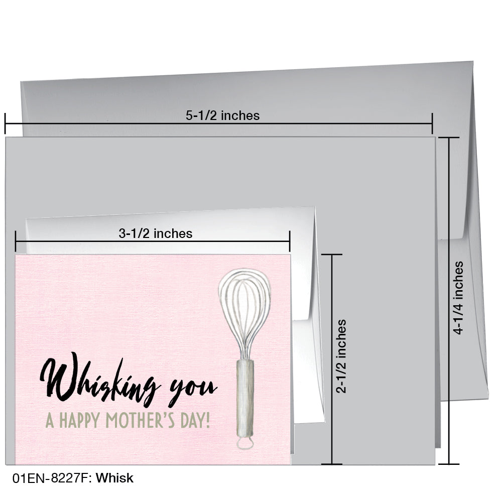 Whisk, Greeting Card (8227F), Enclosure, www.printedcanvas.com