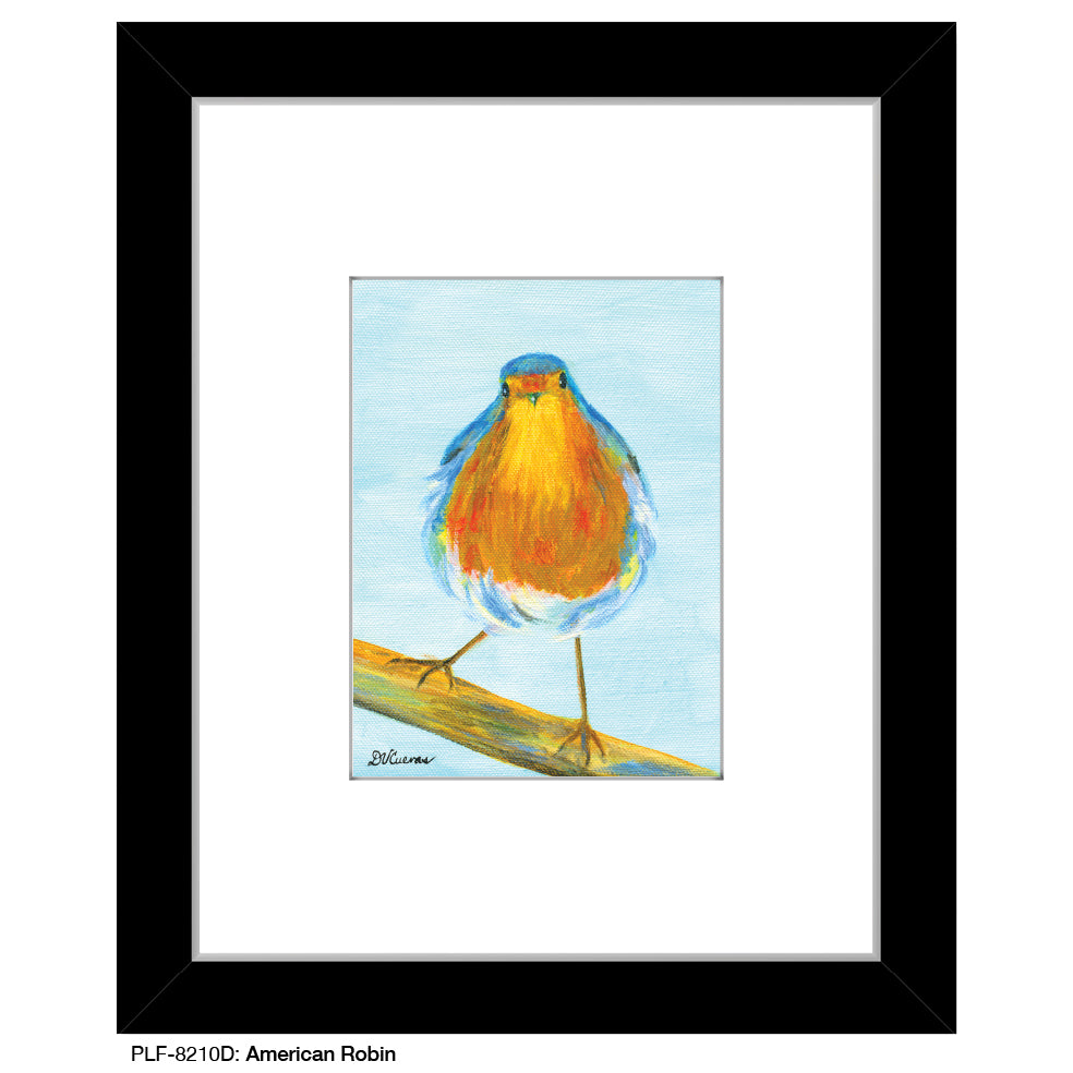 American Robin, Print (#8210D) - Printed Canvas