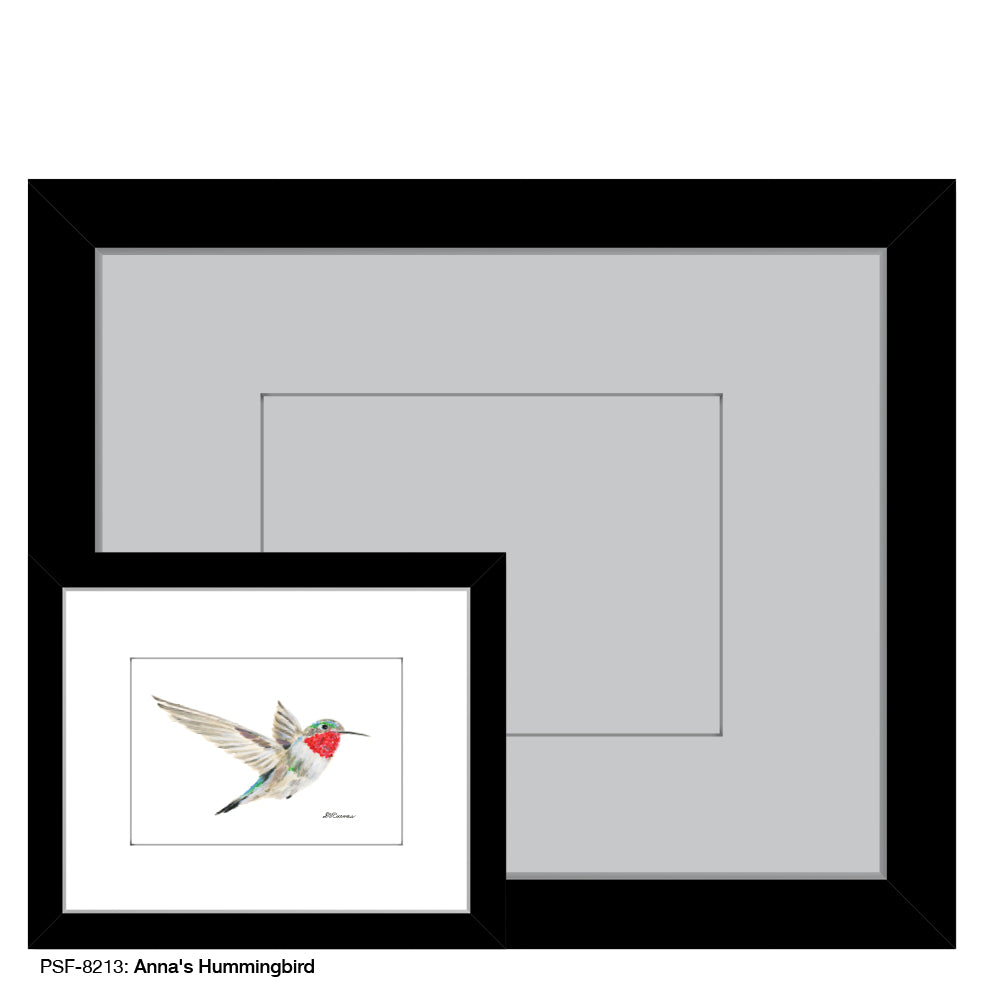 Anna's Hummingbird, Print (#8213) - Printed Canvas