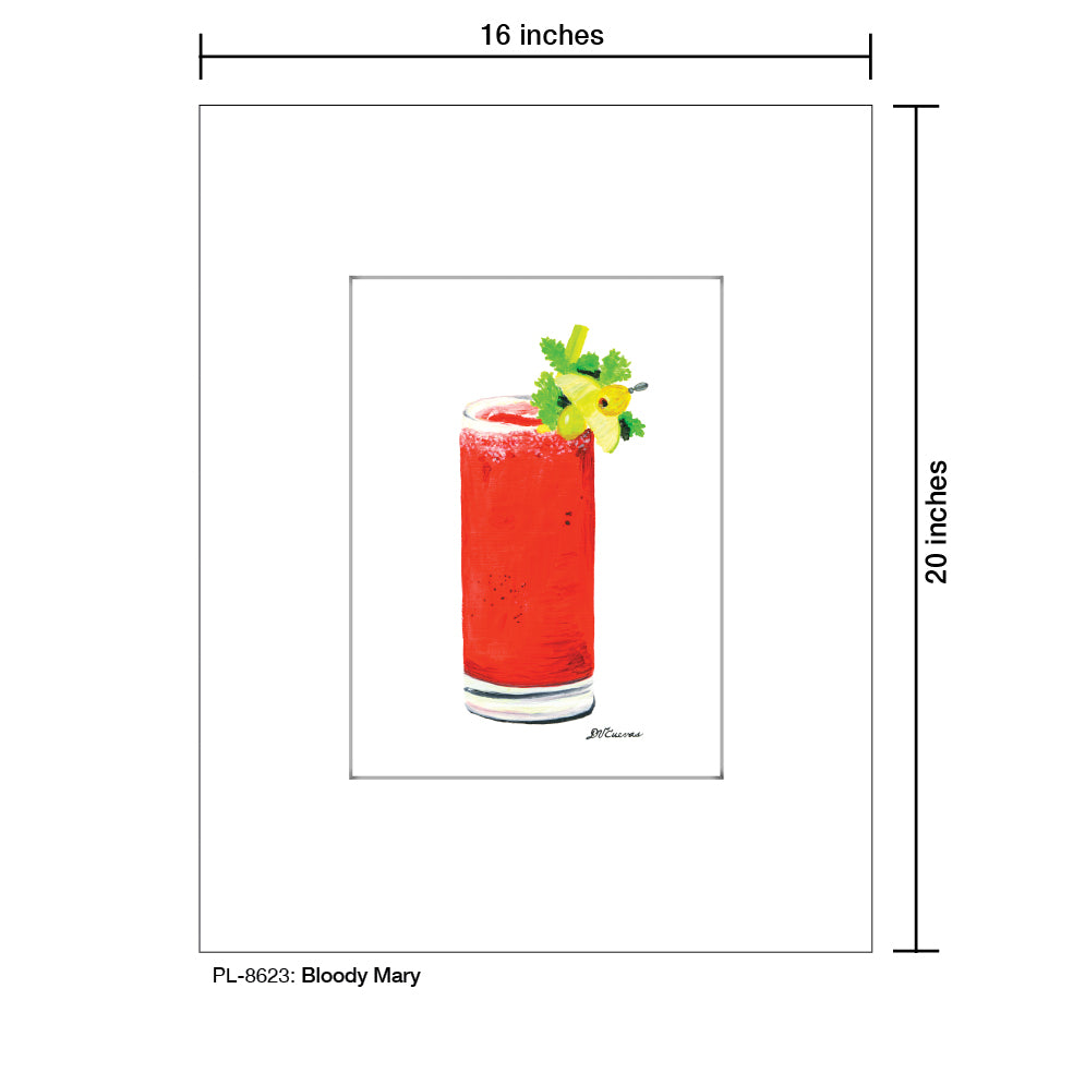 Bloody Mary, Print (#8623) - Printed Canvas