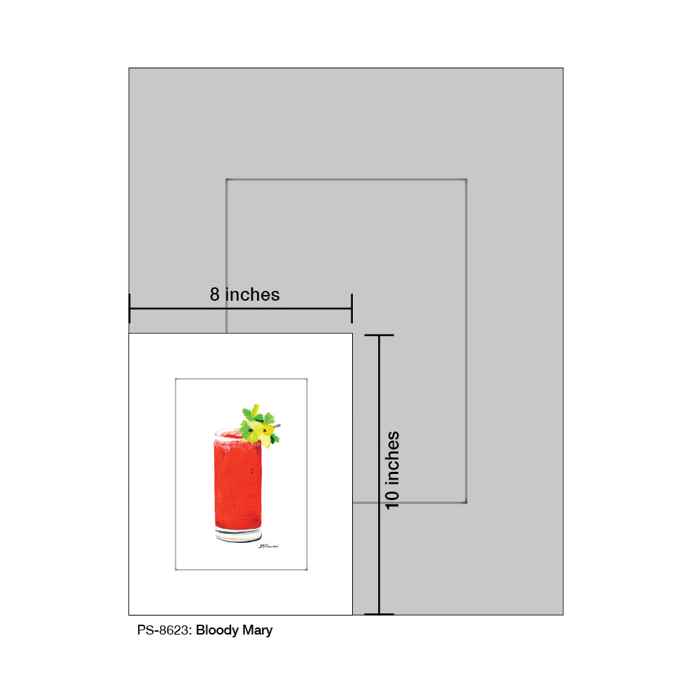 Bloody Mary, Print (#8623) - Printed Canvas