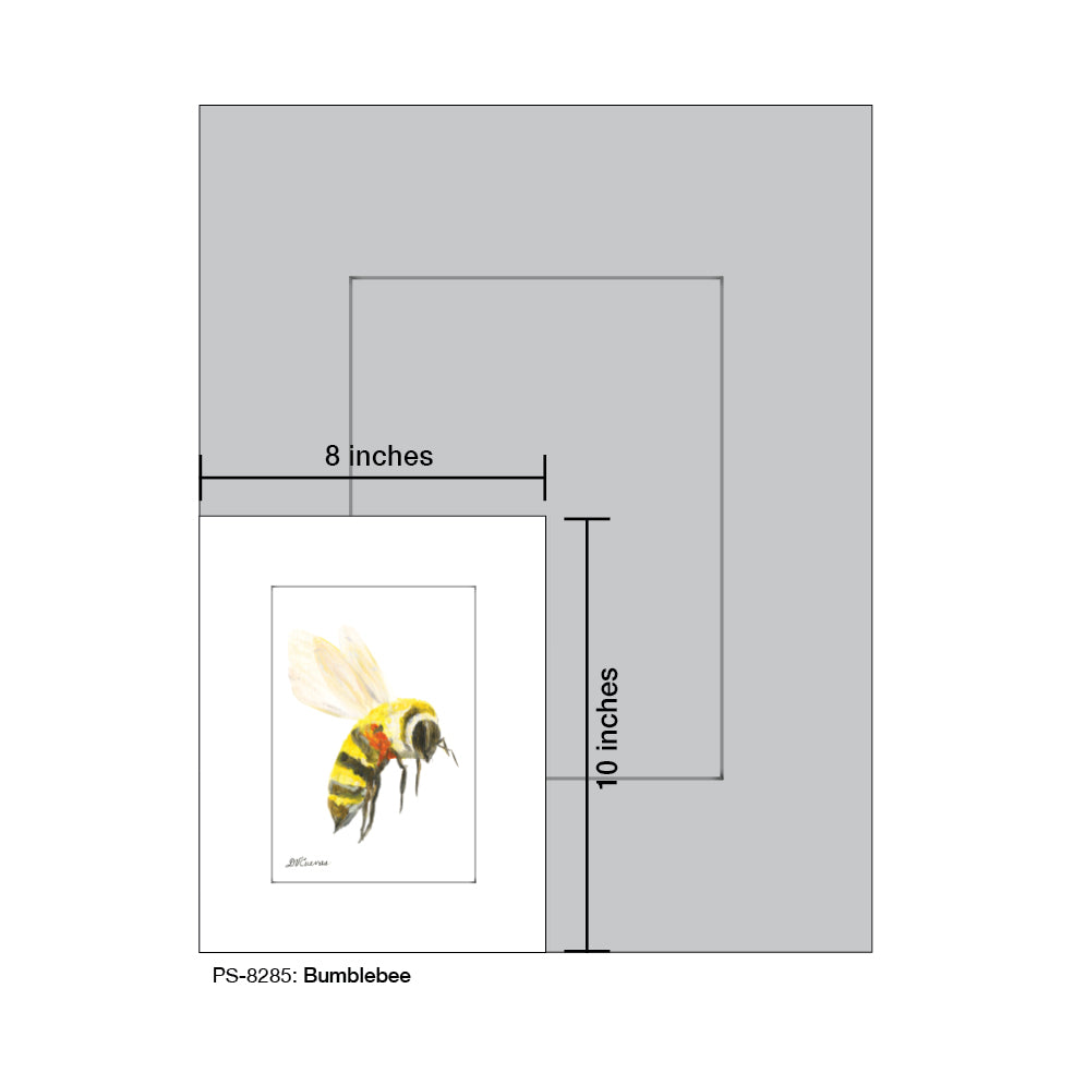 Bumblebee, Print (#8285B), Print Matted, www.printedcanvas.com