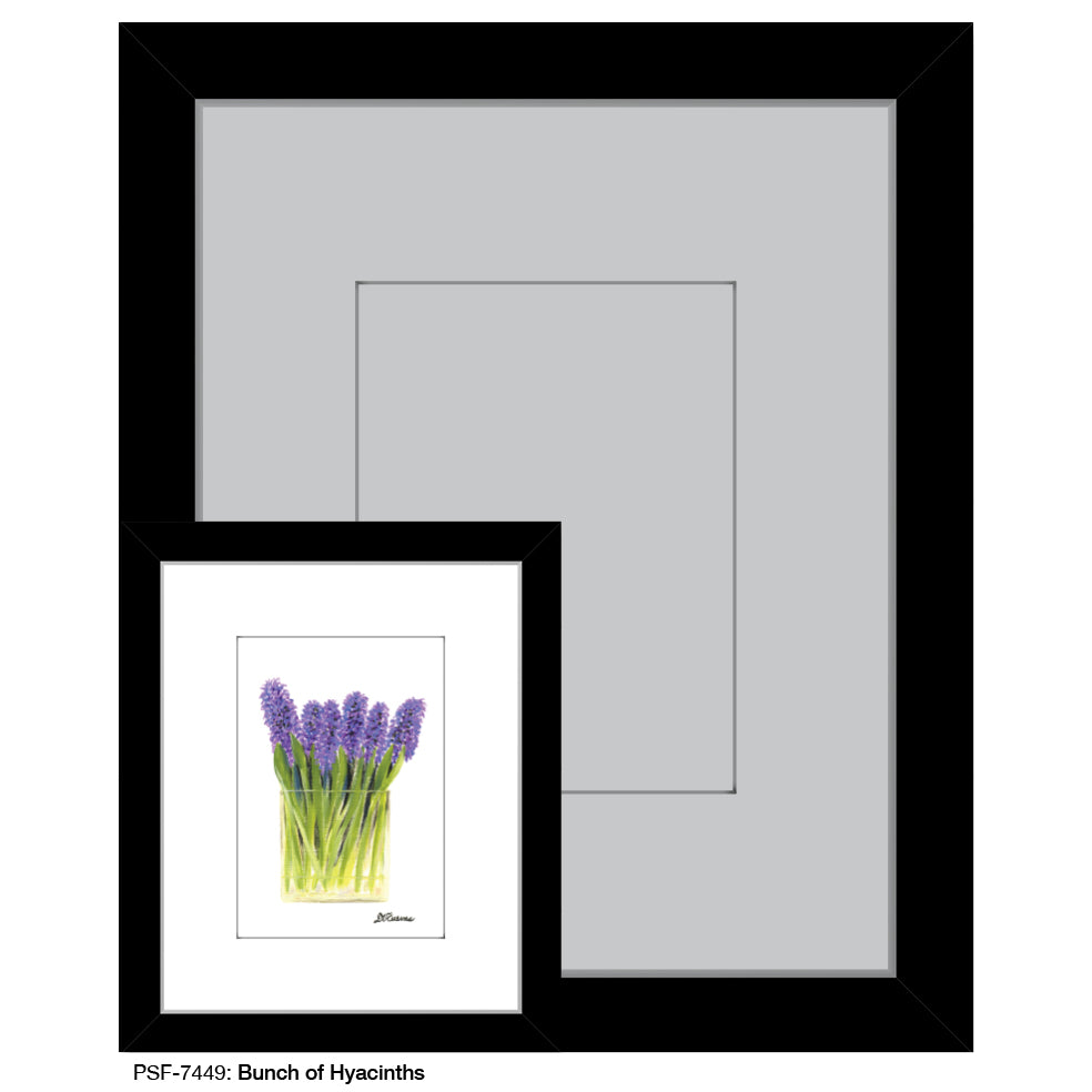 Bunch of Hyacinths, Print (#7449) - Printed Canvas