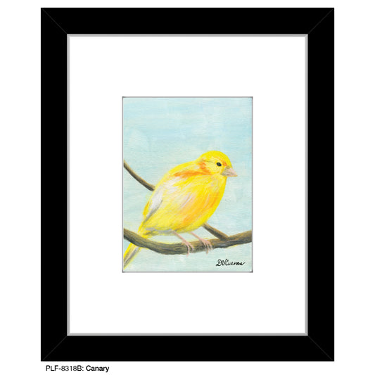 Canary, Print (#8318B), Print Matted, www.printedcanvas.com