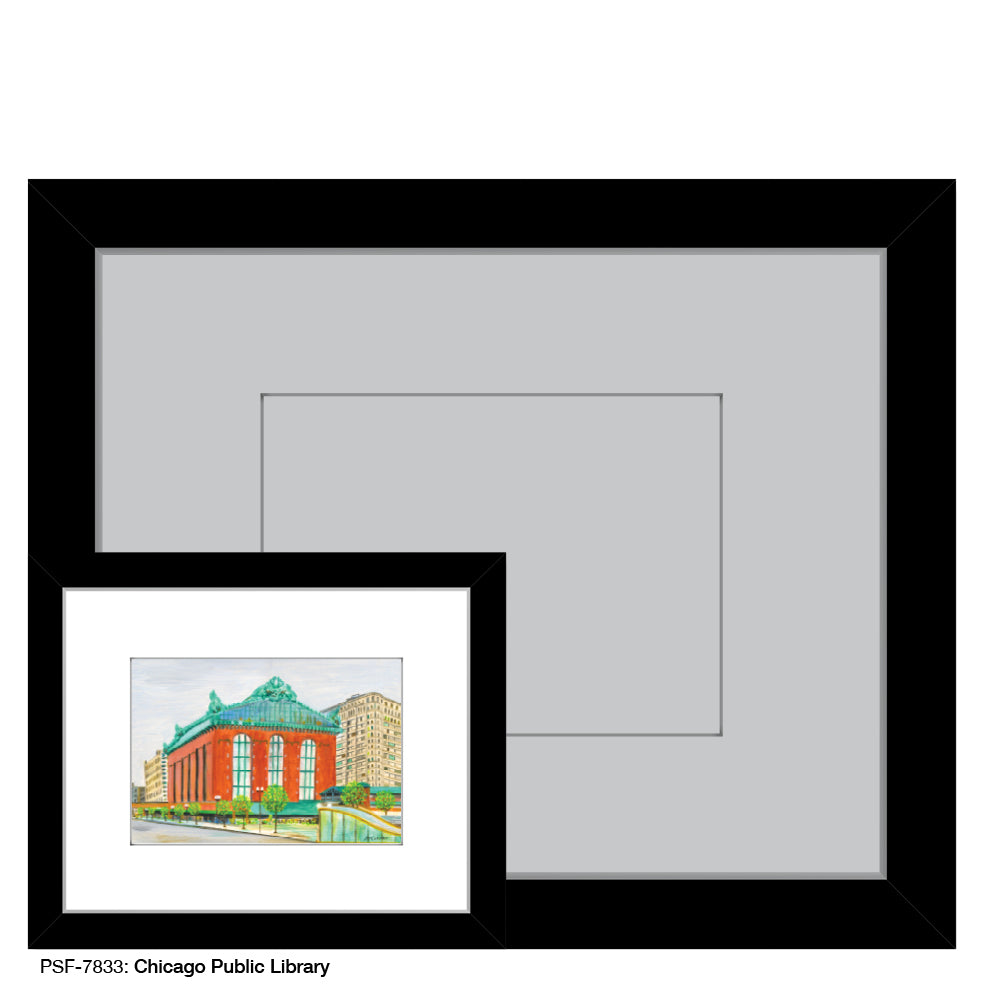 Chicago Public Library, Print (#7833) - Printed Canvas