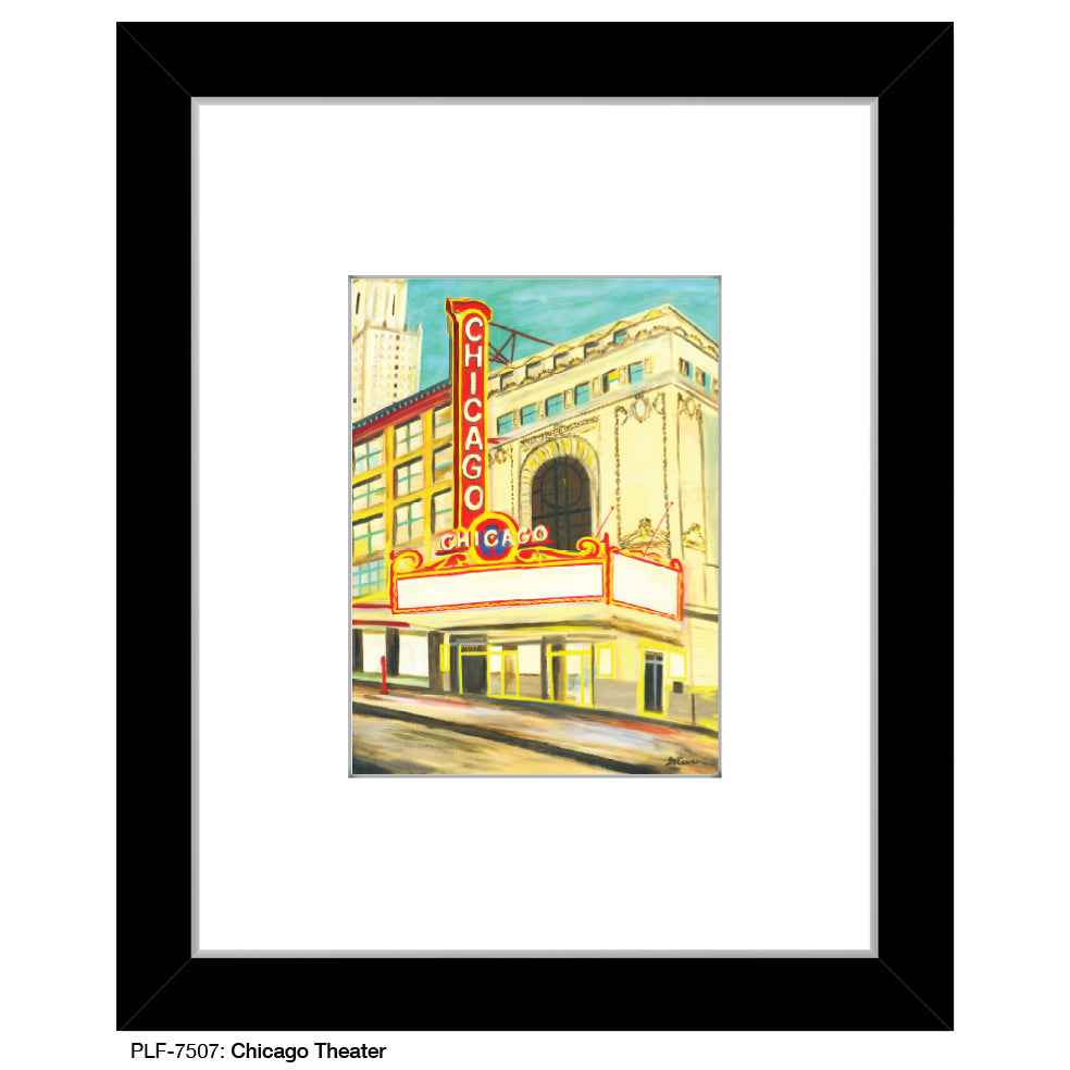Chicago Theater, Print (#7507) - Printed Canvas