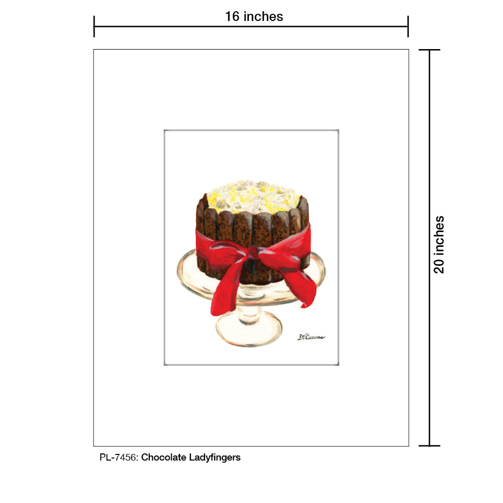Chocolate Ladyfingers, Print (#7456) - Printed Canvas