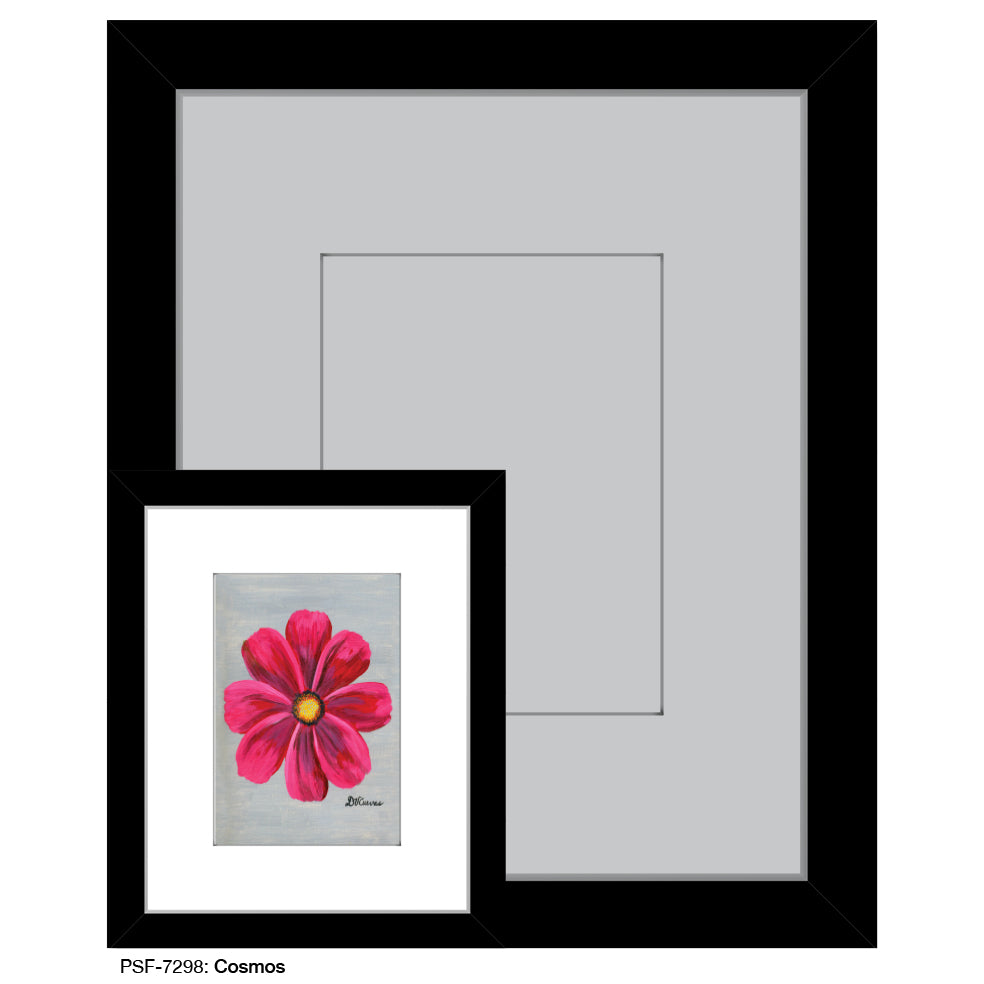 Cosmos, Print (#7298D), Print Matted, www.printedcanvas.com