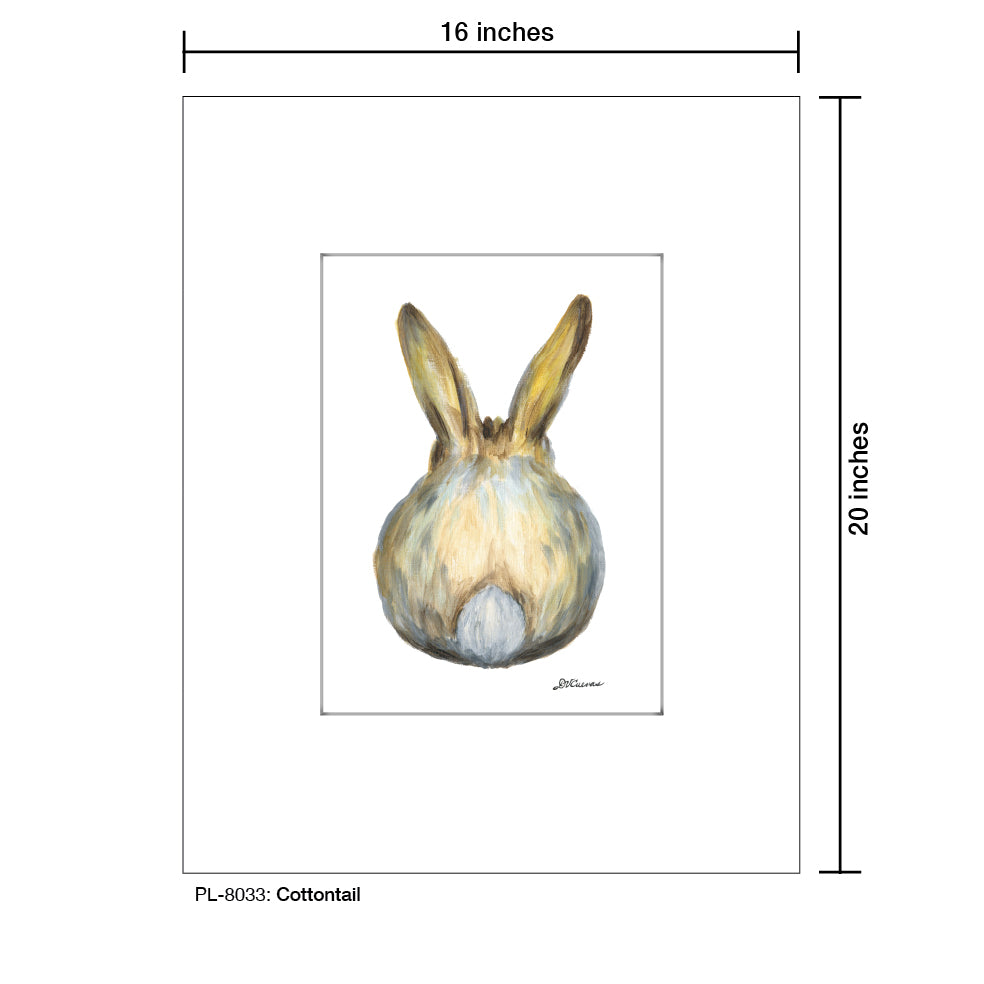 Cottontail, Print (#8033G), Printe Matted, www.printedcanvas.com