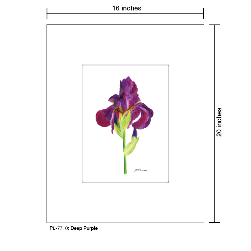 Deep Purple, Print (#7710) - Printed Canvas
