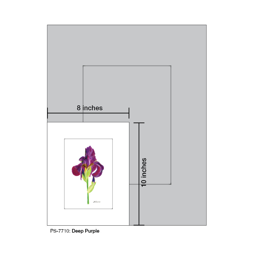 Deep Purple, Print (#7710) - Printed Canvas