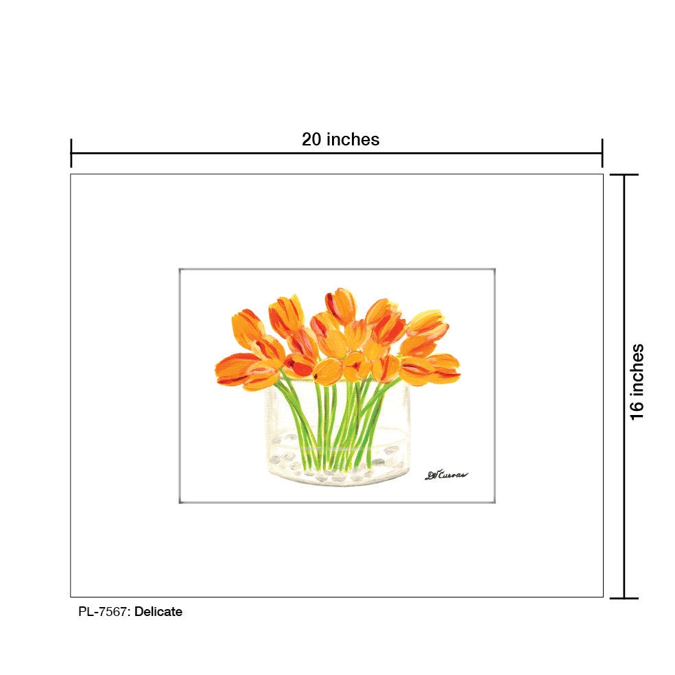 Delicate, Print (#7567) - Printed Canvas