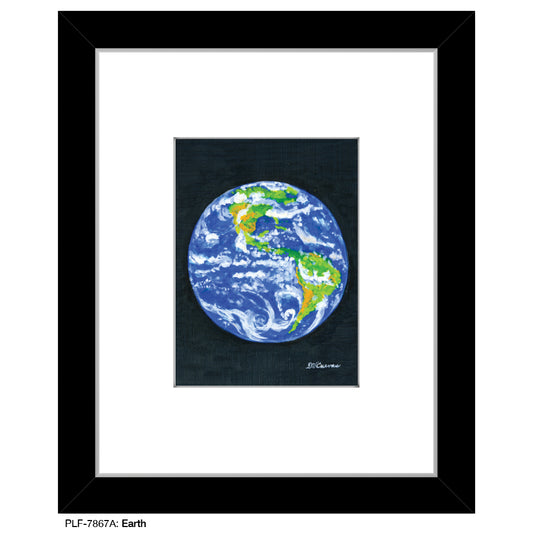 Earth, Print (#7867A), Print Matted, www.printedcanvas.com