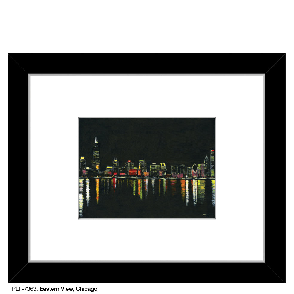 Eastern View, Chicago, Print (#7363) - Printed Canvas