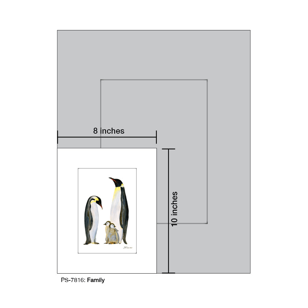Family, Print (#7816A), Print Matted, www.printedcanvas.com