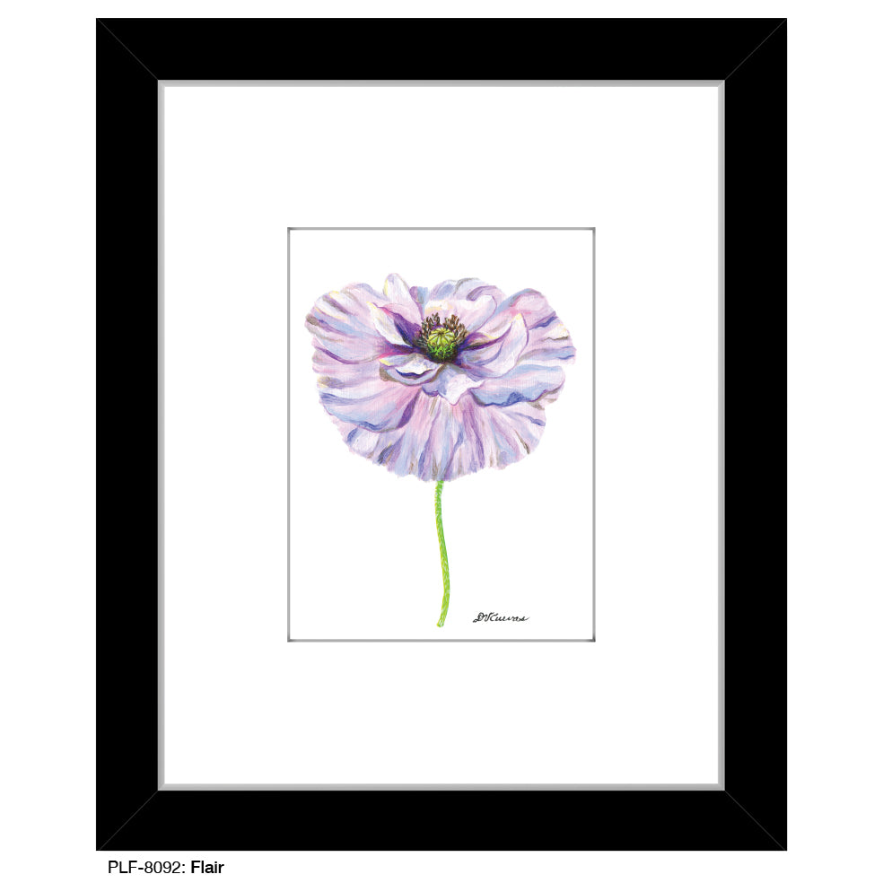 Flair, Print (#8092A), Print Matted, www.printedcanvas.com