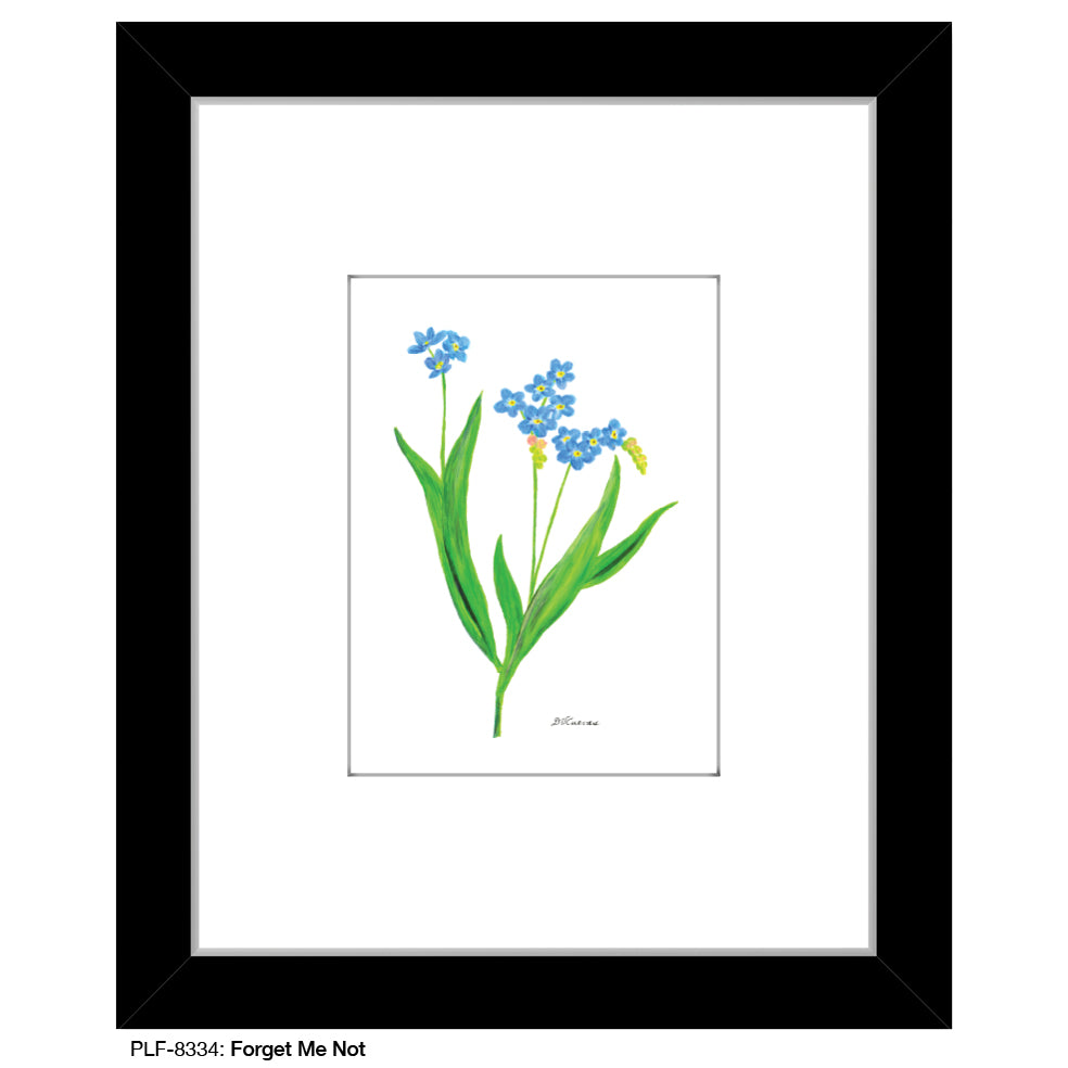 Forget Me Not, Print (#8334F), Print Matted, www.printedcanvas.com