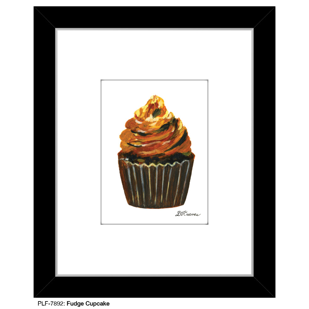 Fudge Cupcake, Print (#7892) - Printed Canvas