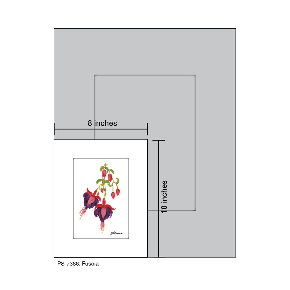 Fuscia, Print (#7386) - Printed Canvas