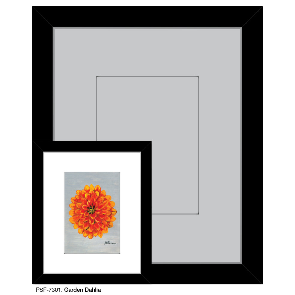 Garden Dahlia, Print (#7301) - Printed Canvas