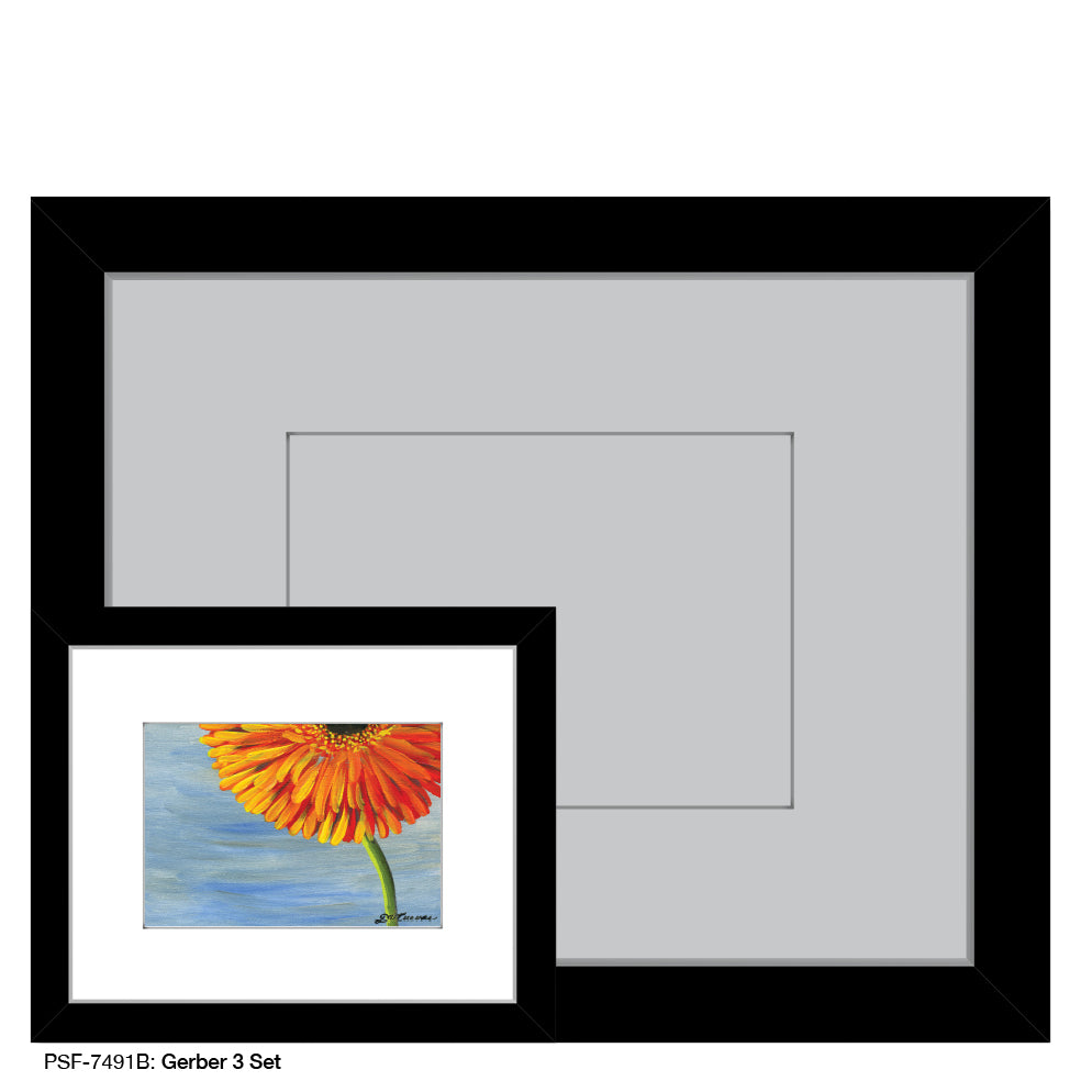 Gerber 3 Set, Print (#7491B) - Printed Canvas