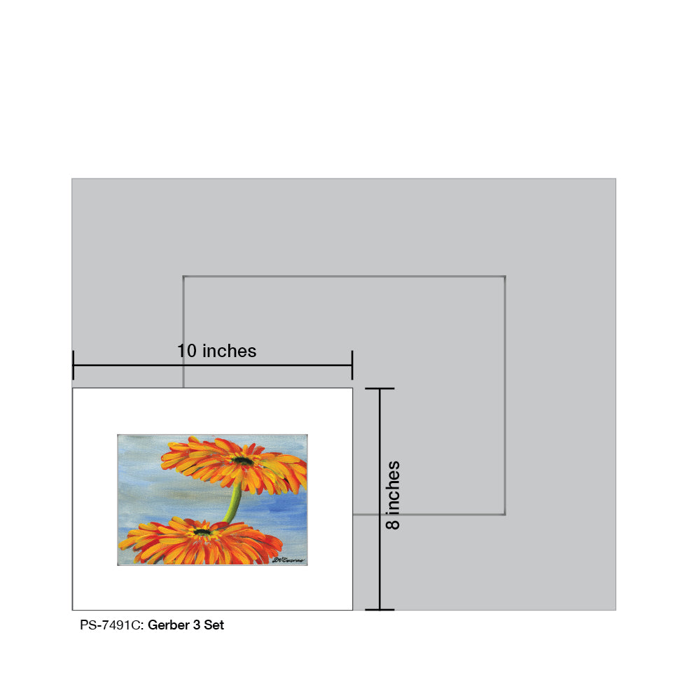 Gerber 3 Set, Print (#7491C) - Printed Canvas