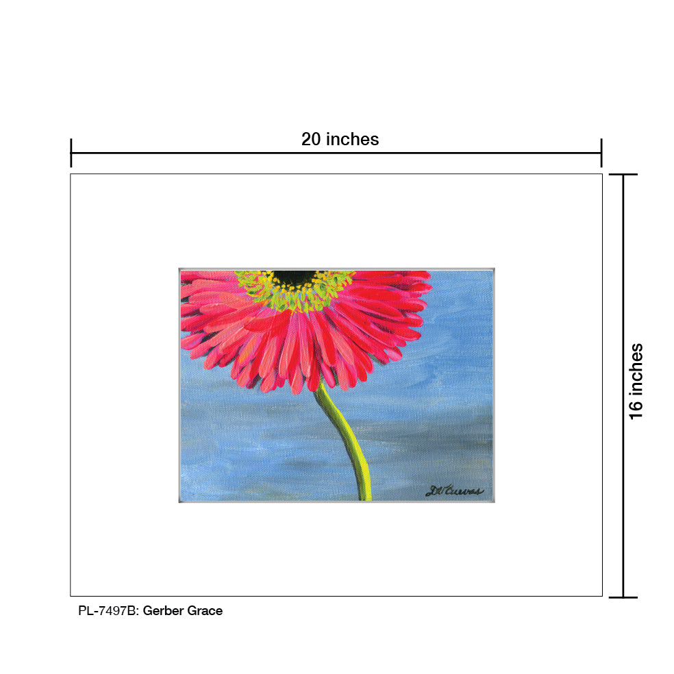 Gerber Grace, Print (#7497B) - Printed Canvas