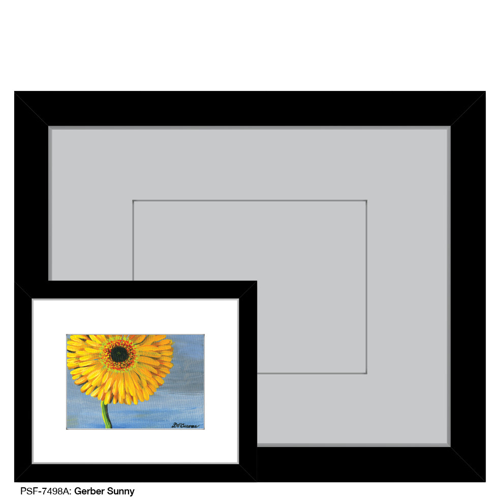 Gerber Sunny, Print (#7498A), Print Matted, www.printedcanvas.com