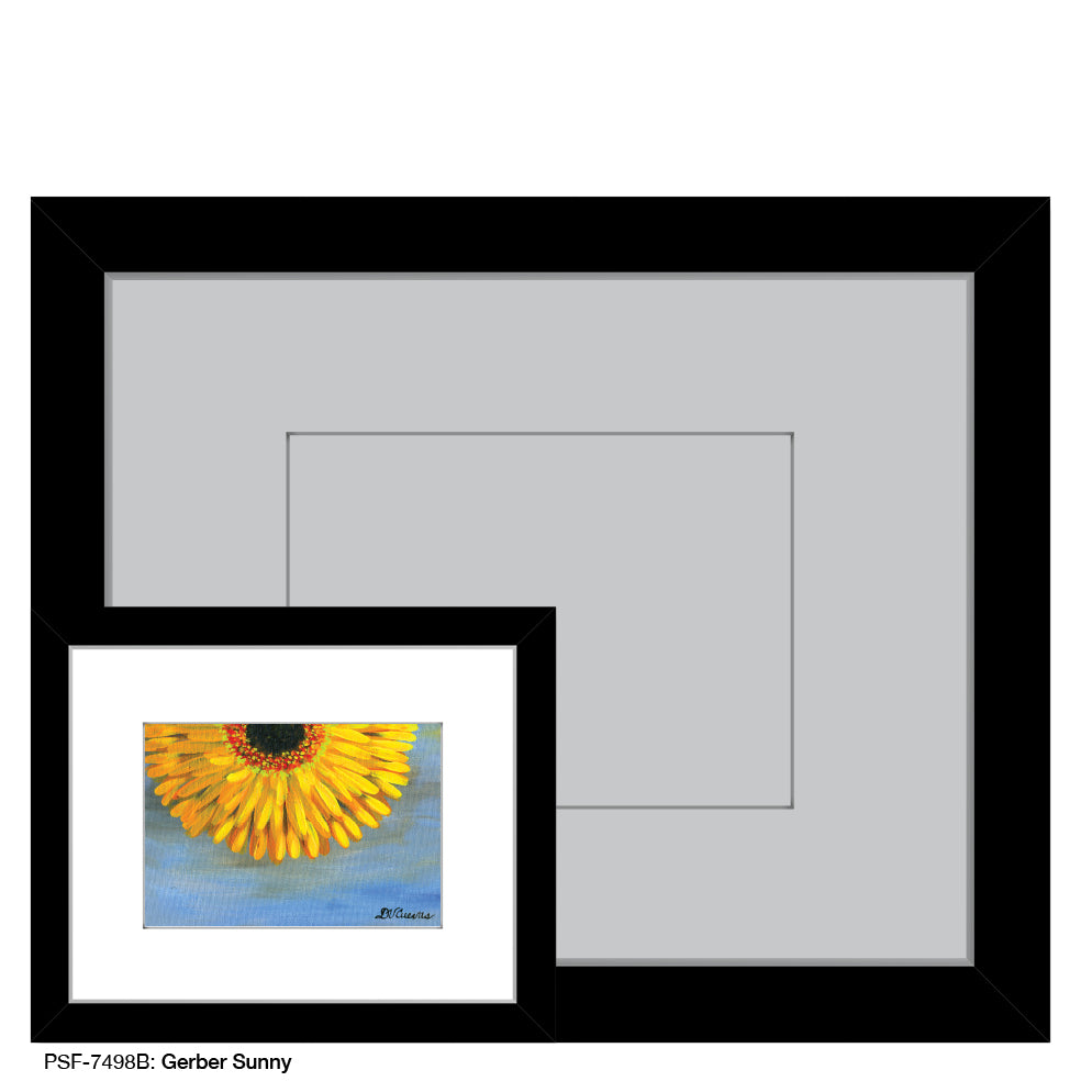 Gerber Sunny, Print (#7498B), Print Matted, www.printedcanvas.com